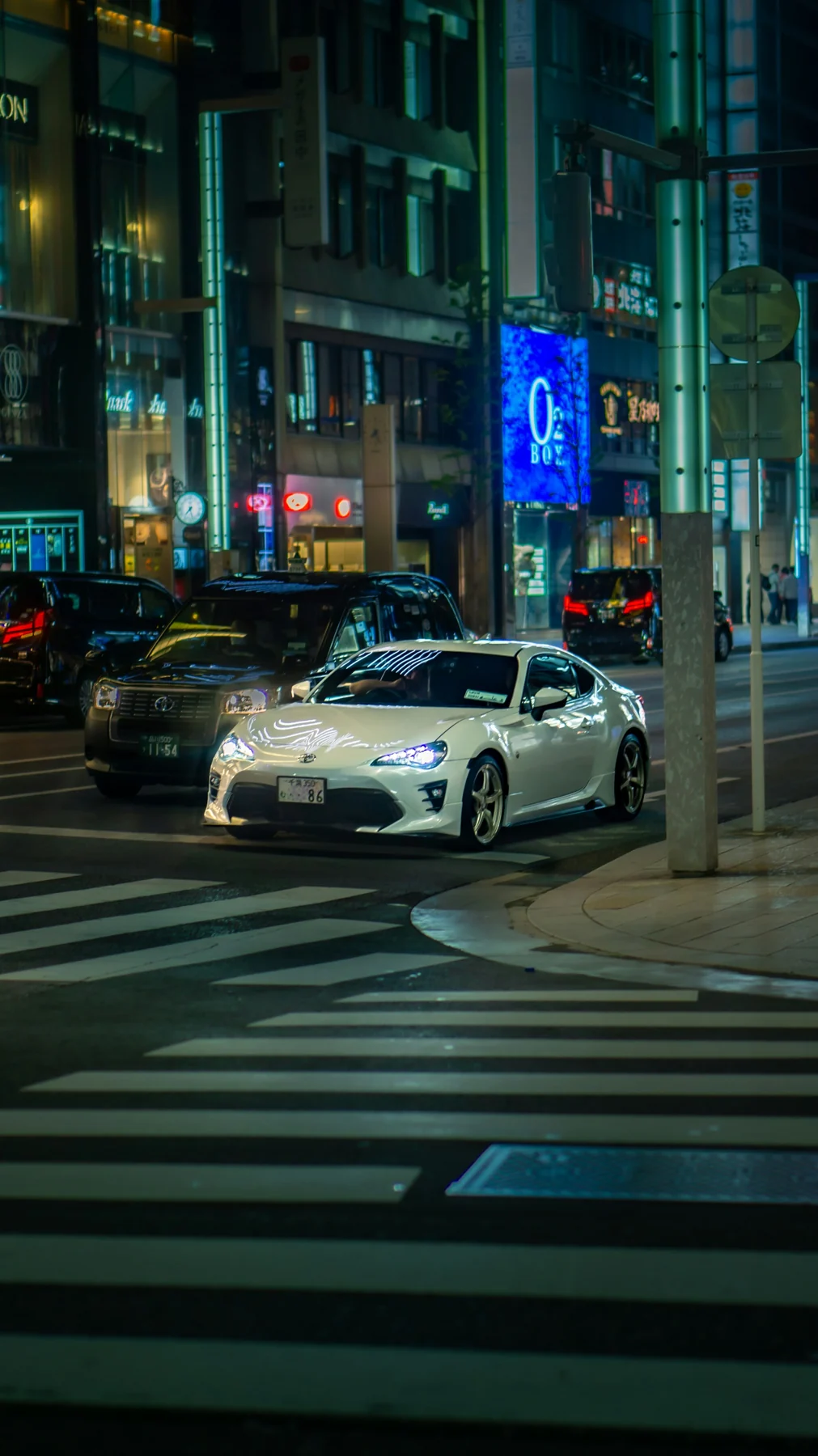 东京银座汽车街景展示，非公司现货